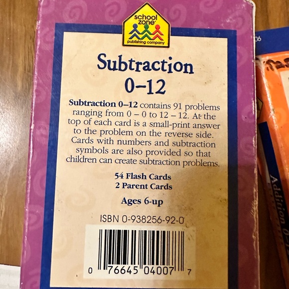 Math Flash Cards - Picture 5 of 8